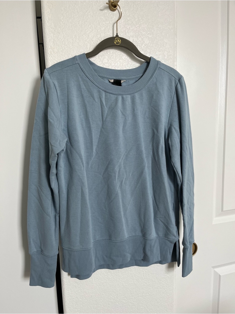 Mondetta Women's Blue Crewneck Sweater XS Performance + Luxury Casual Fall Wear